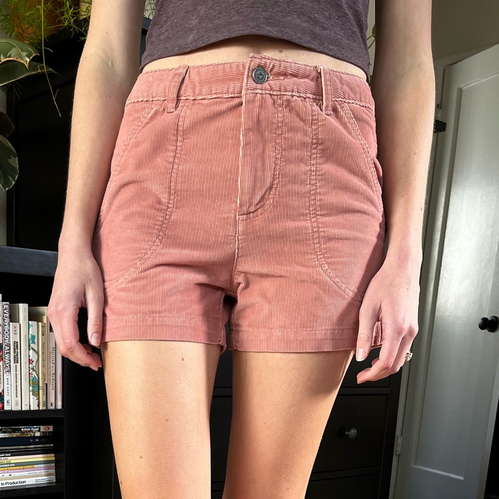 Patagonia Pink Stand Up Cord Corduroy Shorts - Size 2